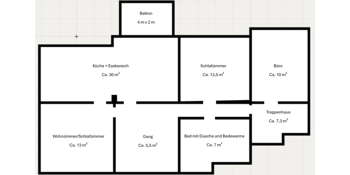 Dachgeschoßwohnung Kirchdorf an der Amper - 3 Zimmer, 90 m&sup2;, 1.200&euro; | Angebot:25310507