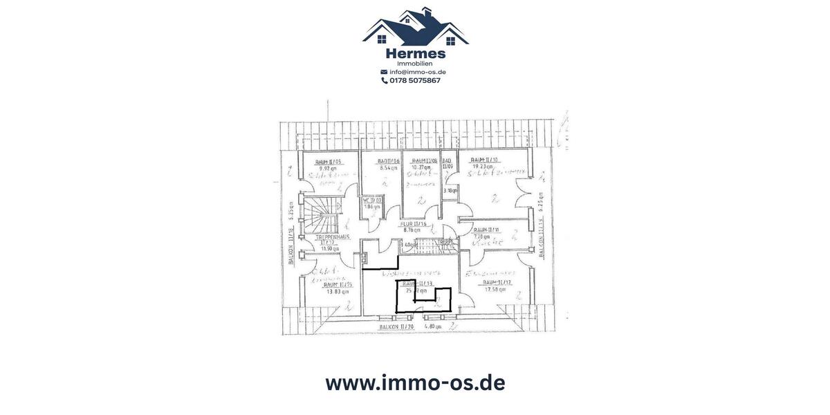 Maisonettenwohnung Bersenbrück - 4 Zimmer, 130 m&sup2;, 860&euro; | Angebot:25972316