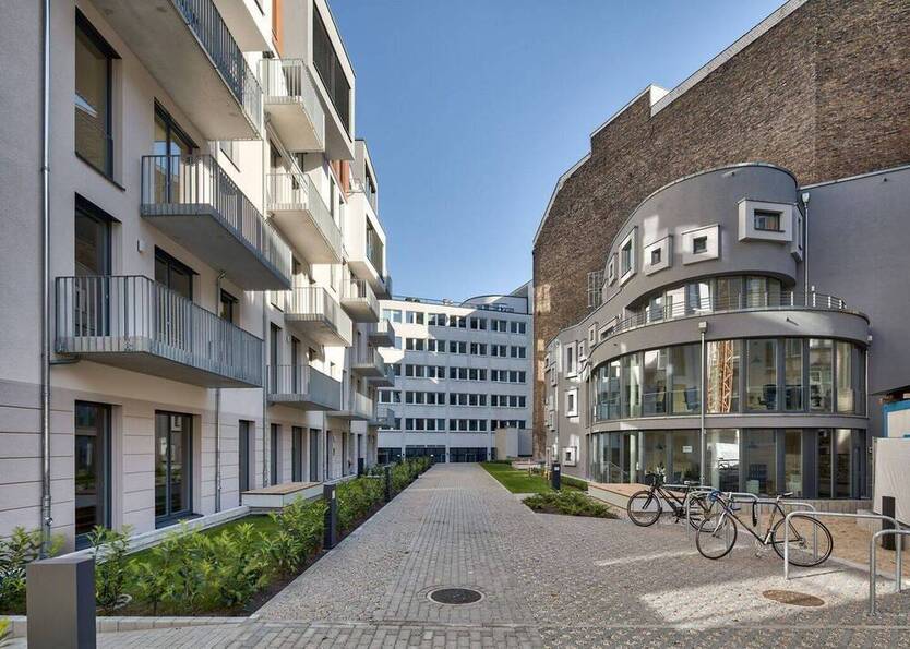 Kompakte 3-Zimmerwohnung am Spittelmarkt - großer Balkon, ruhige Hoflage