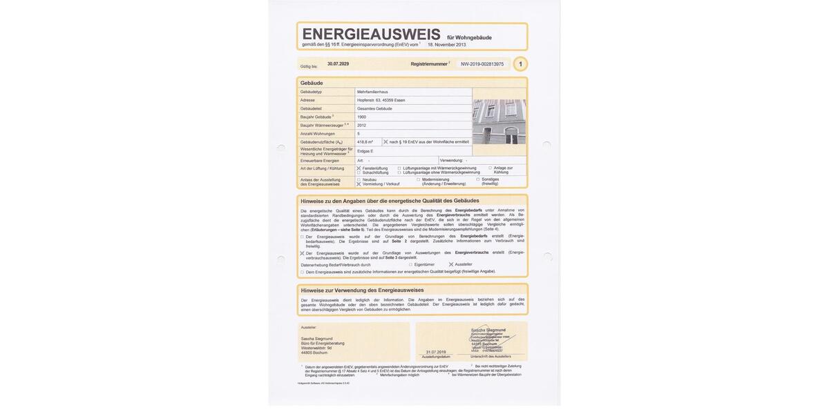 Dachgeschoßwohnung Essen Stadtbezirk IV - 3 Zimmer, 90 m&sup2;, 990&euro; | Angebot:26586367