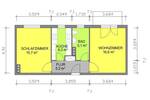 Etagenwohnung Eisenach - 2 Zimmer, 51 m&sup2;, 399&euro; | Angebot:26844110