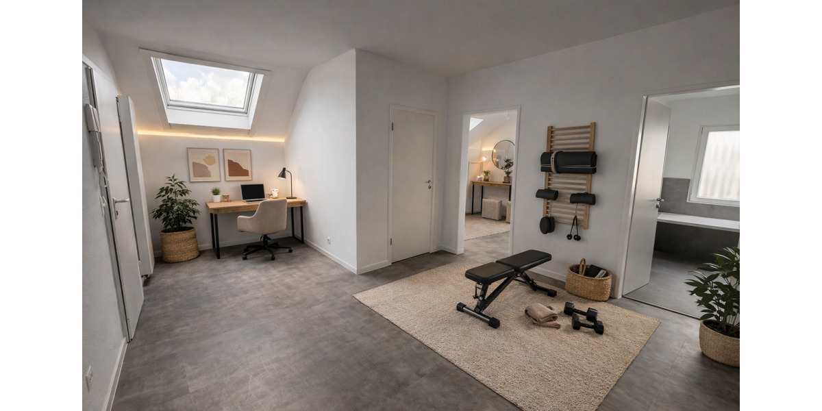 Dachgeschoßwohnung Sankt Augustin - 2 Zimmer, 102 m&sup2;, 1.310&euro; | Angebot:26072587
