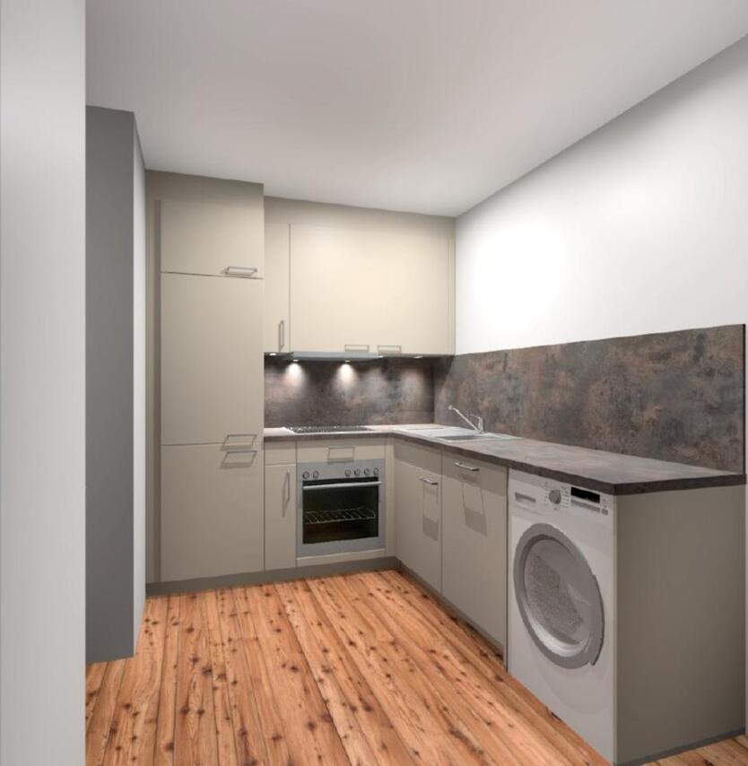 2 Zimmer Wohnung 50qm, zur Miete - Erstbezug