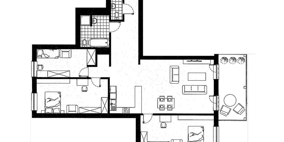 Etagenwohnung Horb am Neckar - 4 Zimmer, 125 m&sup2;, 1.487&euro; | Angebot:26150445