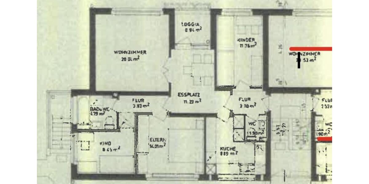 Etagenwohnung Celle Altenhagen - 4 Zimmer, 86 m&sup2;, 670&euro; | Angebot:25919910