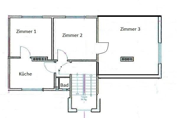 Dachgeschoßwohnung Wilhelmshaven - 3 Zimmer, 65 m&sup2;, 400&euro; | Angebot:26687655