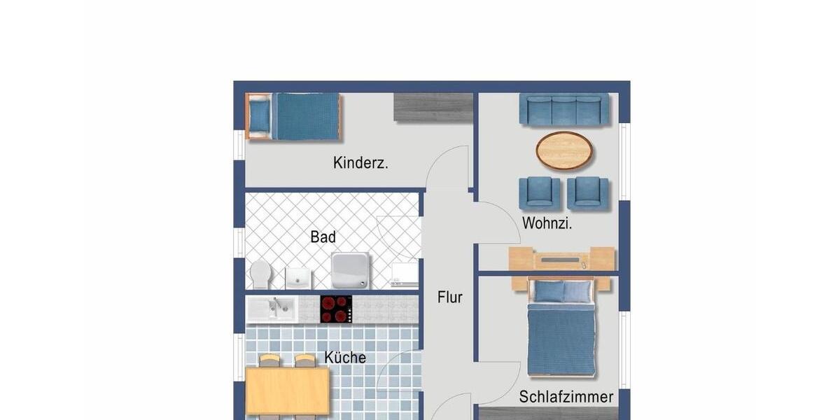 Hochparterre Hainichen - 3 Zimmer, 60 m&sup2;, 390&euro; | Angebot:26638412