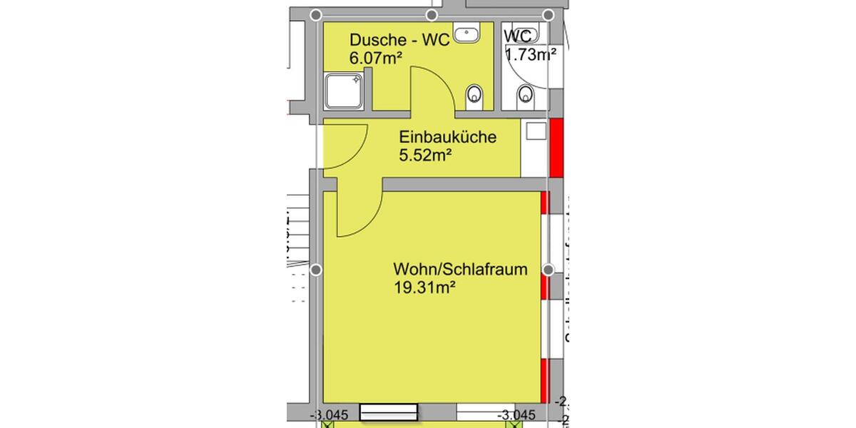 Etagenwohnung Furth im Wald - 1 Zimmer, 31 m&sup2;, 420&euro; | Angebot:25481428