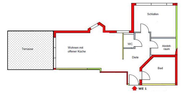 Terrassenwohnung Engelskirchen - 2 Zimmer, 86 m&sup2;, 860&euro; | Angebot:26428250