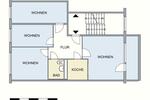 Etagenwohnung Neubrandenburg Datzeberg - 4 Zimmer, 76 m&sup2;, 410&euro; | Angebot:26149874