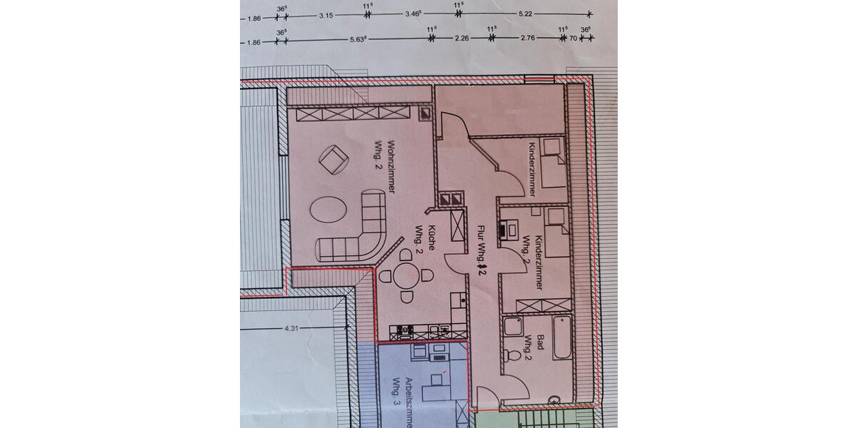 Dachgeschoßwohnung Genderkingen - 3 Zimmer, 92 m&sup2;, 920&euro; | Angebot:26517891