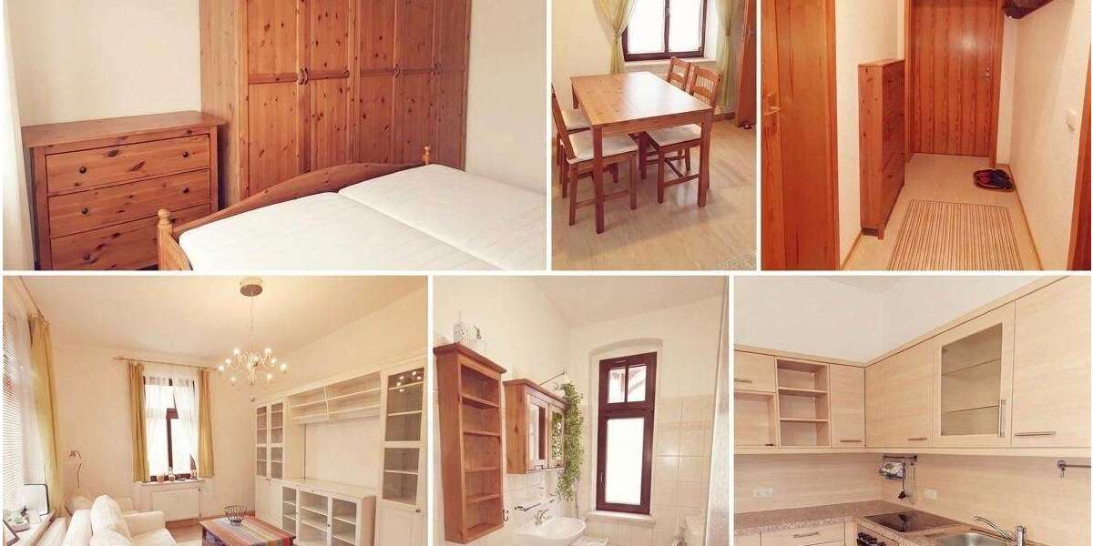 Etagenwohnung Bad Elster Kessel - 2 Zimmer, 52 m&sup2;, 315&euro; | Angebot:26179754