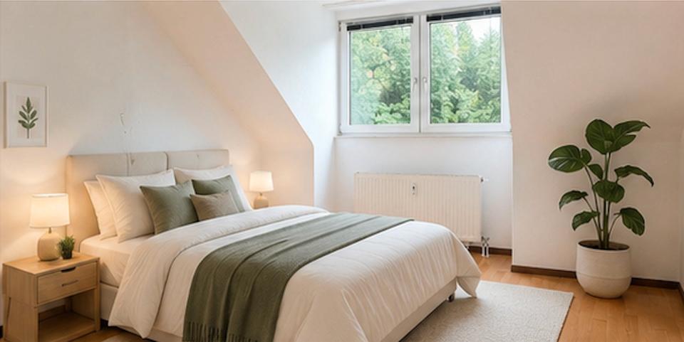 Dachgeschoßwohnung Mainz Mombach - 2 Zimmer, 52 m&sup2;, 1.100&euro; | Angebot:26483827