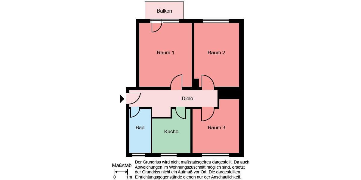 Etagenwohnung Plettenberg - 3 Zimmer, 75 m&sup2;, 469&euro; | Angebot:26194326