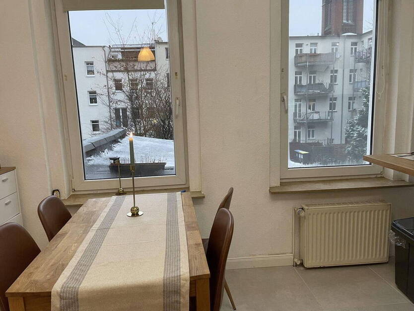 Möblierte 2-Zimmer-Wohnung mit gehobener Innenausstattung in zentraler Lage von Leipzig