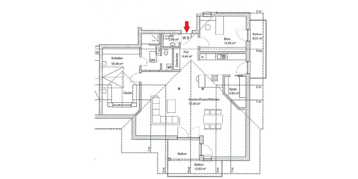 Etagenwohnung Peiting - 3 Zimmer, 118 m&sup2;, 1.380&euro; | Angebot:25245284