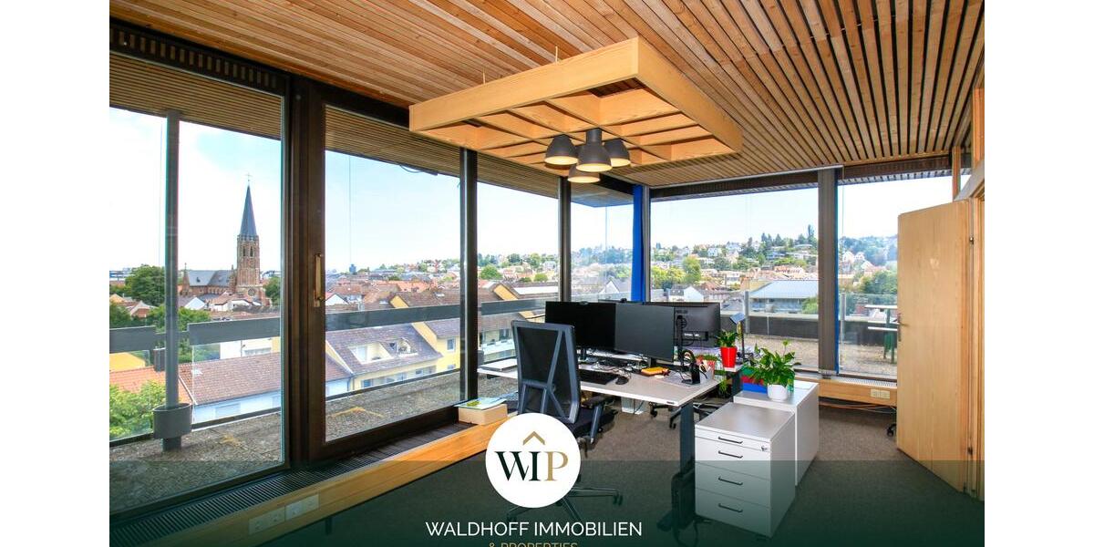 Provisionsfrei: Penthaus-Bürofläche mit Panoramablick und Terrasse, flexibel Teilbar (5) zimmer