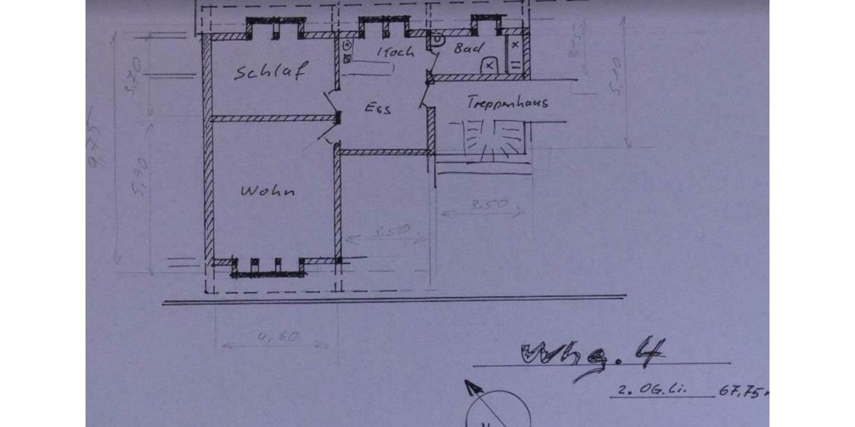 Dachgeschoßwohnung Bad Dürrheim - 2.5 Zimmer, 68 m&sup2;, 570&euro; | Angebot:25941975