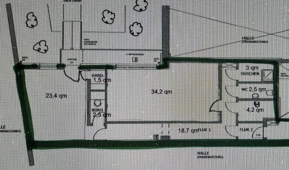 Helle Räume als Atelier, Büro, Praxis zu vermieten zimmer