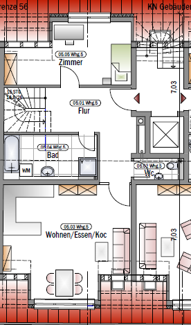Etagenwohnung Balingen - 3 Zimmer, 101 m&sup2;, 1.380&euro; | Angebot:25680822
