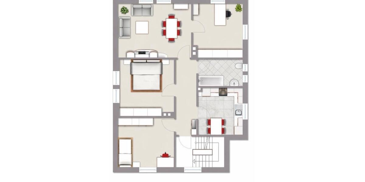 Etagenwohnung Biedenkopf - 4 Zimmer, 86 m&sup2;, 950&euro; | Angebot:26228100