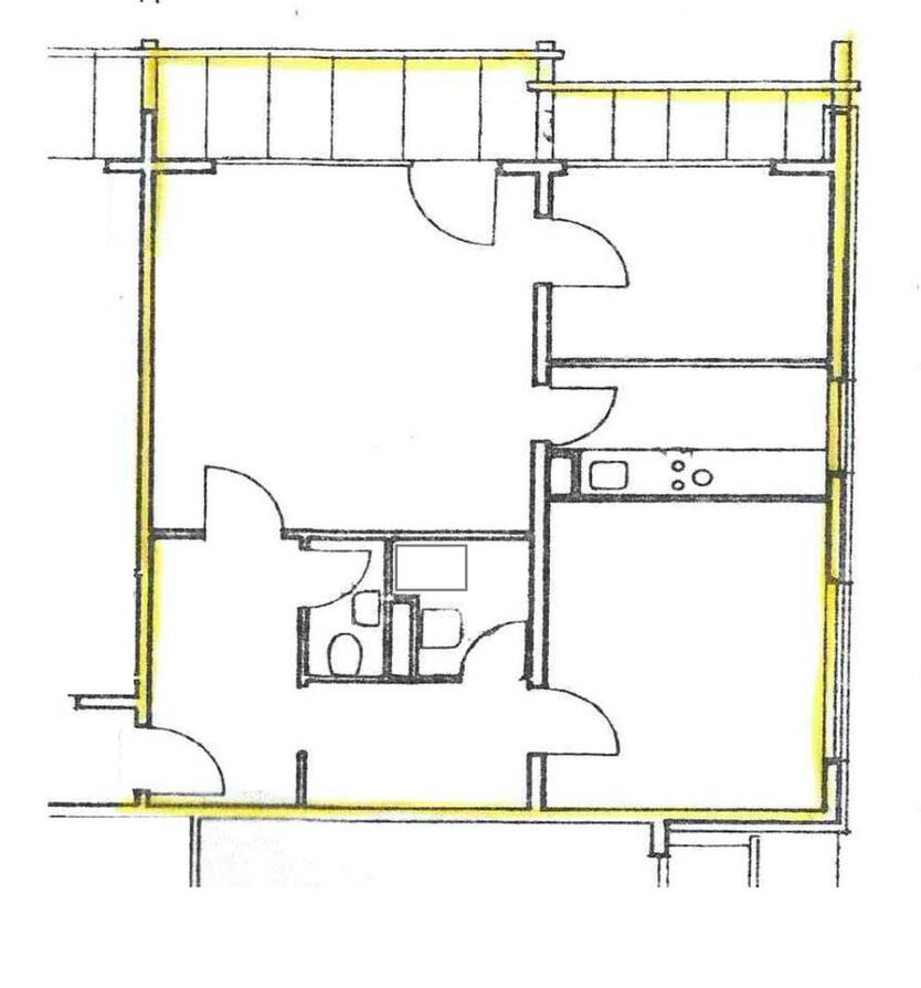 3-Zimmer-Küche-Bad im Apartmenthaus mit Balkon, Kfz-Stellplatz, S