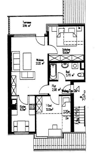 Renovierte 3-Zimmer-Wohnung mit Balkon zimmer
