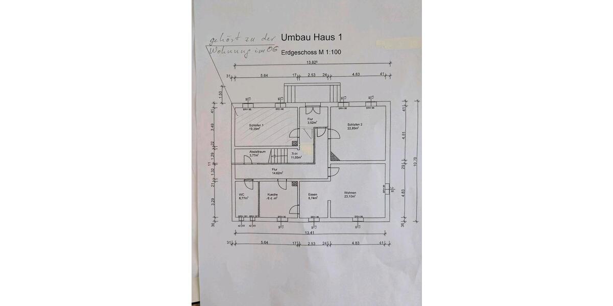 Etagenwohnung Malsfeld - 5 Zimmer, 130 m&sup2;, 1.000&euro; | Angebot:24588916