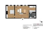 Etagenwohnung Schwerin - 2 Zimmer, 53 m&sup2;, 547&euro; | Angebot:25055416