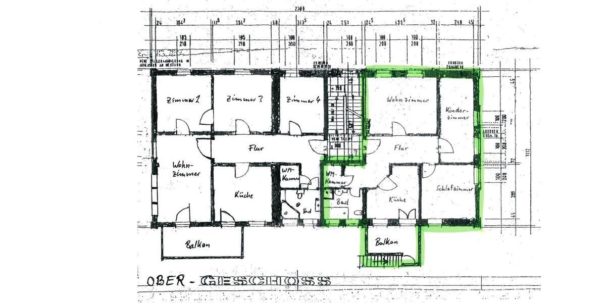 Etagenwohnung Blankenburg (Harz) - 3 Zimmer, 87 m&sup2;, 790&euro; | Angebot:26670655