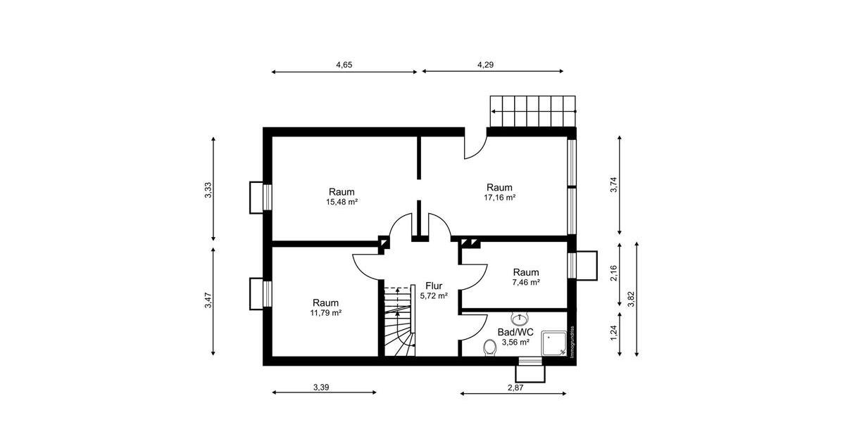 Bungalow Lüneburg - 3 Zimmer, 132 m&sup2;, 1.500&euro; | Angebot:26443404