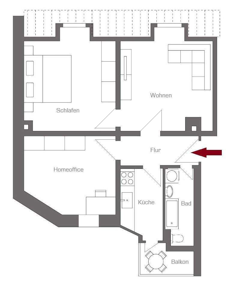 Wohntraum-Erstbezug! Schöne 3-Zi. Wohnung mit Balkon! 3 zimmer