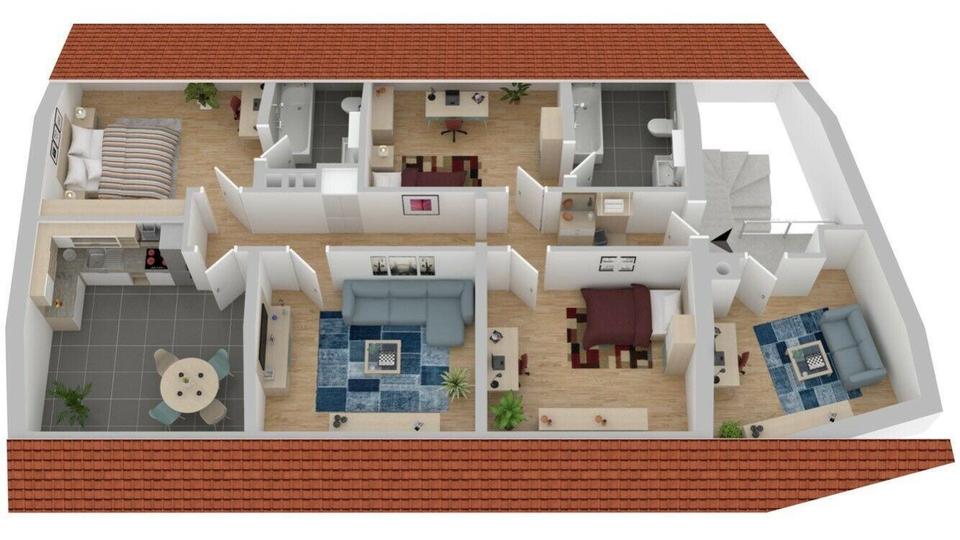 Dachgeschoßwohnung Mauth - 4 Zimmer, 111 m&sup2;, 450&euro; | Angebot:25807509