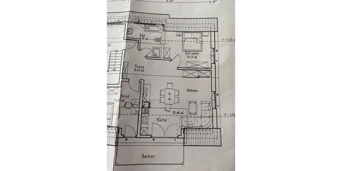 Dachgeschoßwohnung Feuchtwangen - 3 Zimmer, 75 m&sup2;, 660&euro; | Angebot:25185267
