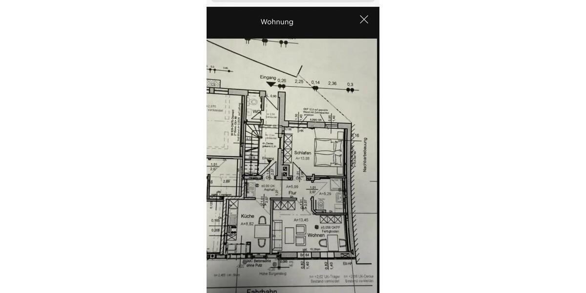 Erdgeschoßwohnung Göttingen Oststadt - 2 Zimmer, 50 m&sup2;, 345&euro; | Angebot:26600909