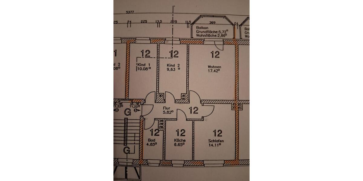 Bezugsfertig, kernsanierte 4-Raum Wohnung56 4 zimmer