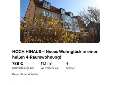 Wohnung St. Egidien - 4 Zimmer, 113 m&sup2;, 788&euro; | Angebot:26232902