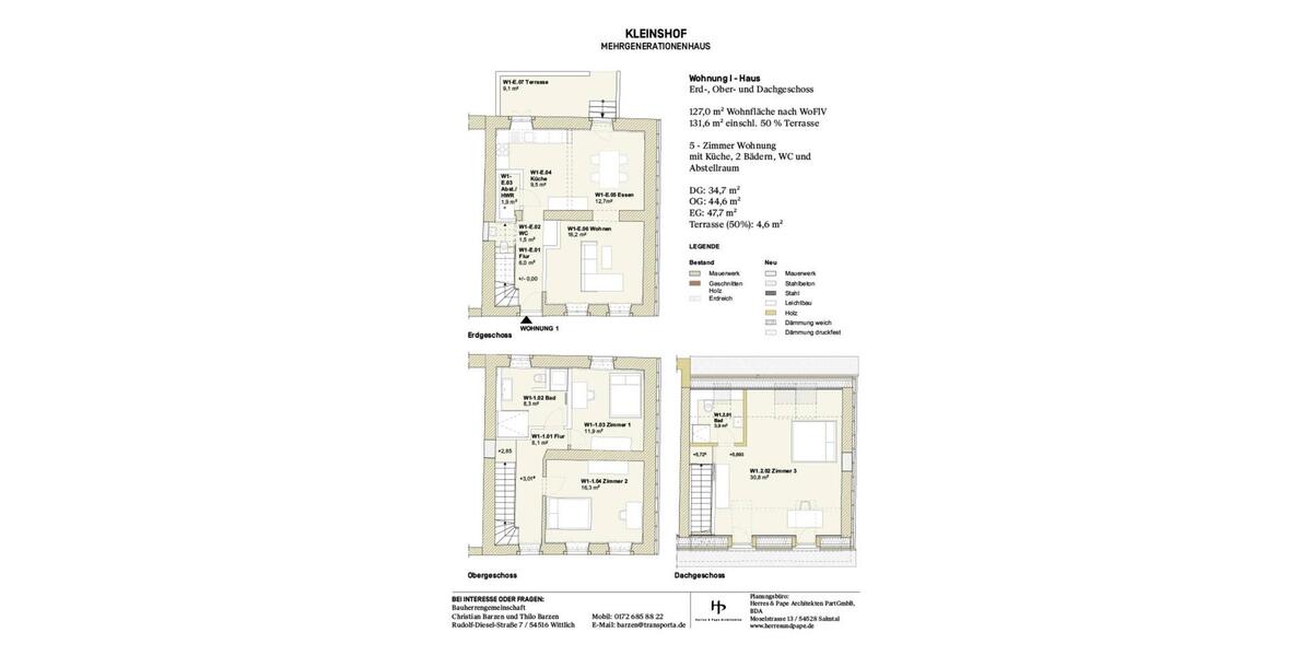 Etagenwohnung Salmtal - 5 Zimmer, 132 m&sup2;, 1.400&euro; | Angebot:24782440