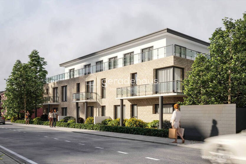 Erstbezug im energieeffizienten Neubau - 3-Zimmer-Wohnung mit Einbauküche und Balkon