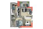Etagenwohnung Südlohn - 3 Zimmer, 71 m&sup2;, 852&euro; | Angebot:26671539