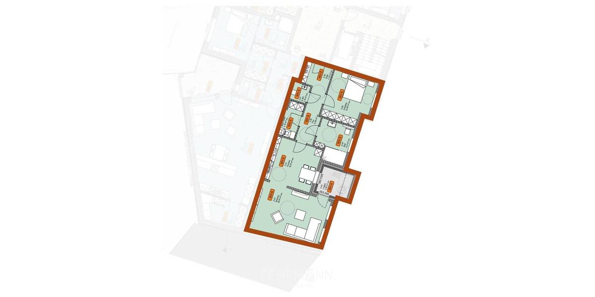 Etagenwohnung Haren - 2 Zimmer, 92 m&sup2;, 1.120&euro; | Angebot:26064678