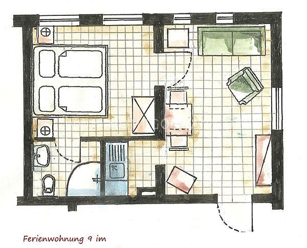 Wohnen auf Zeit Bad Schwartau - 2 Zimmer, 31 m&sup2;, 810&euro; | Angebot:25712263