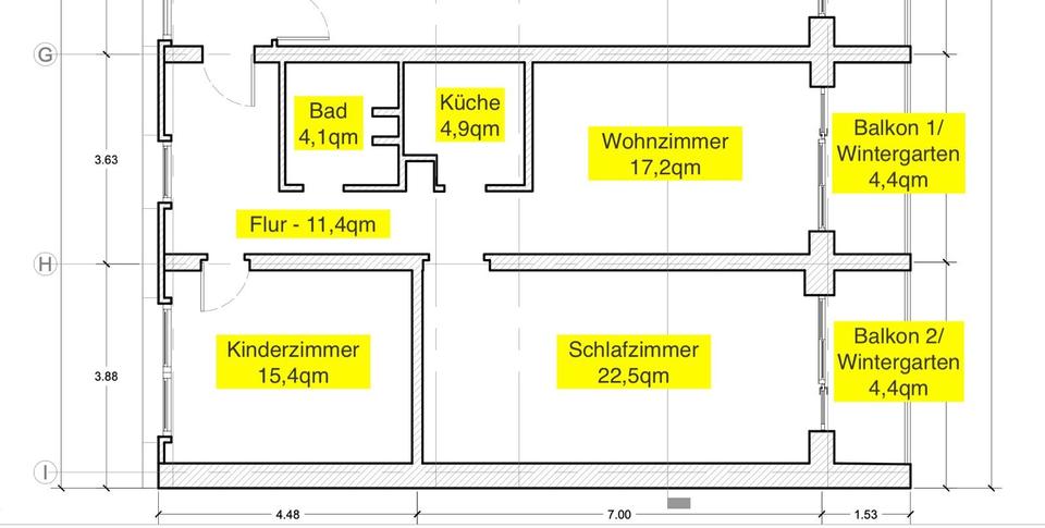 ⭐️Neu sanierte 3 Zimmer Wohnung ⭐️ 3 zimmer