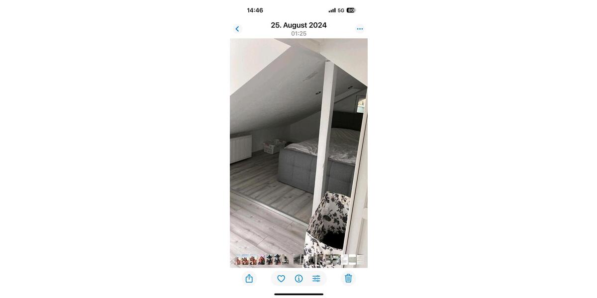 Dachgeschoßwohnung Rüsselsheim am Main - 1.5 Zimmer, 55 m&sup2;, 750&euro; | Angebot:25586517