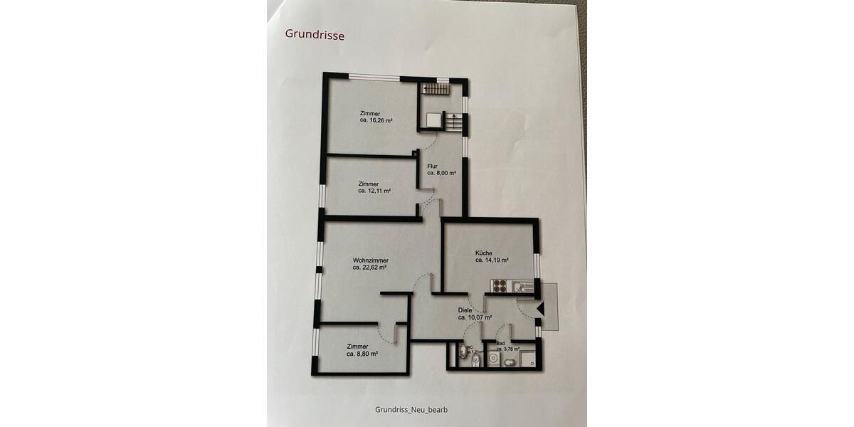 Erdgeschoßwohnung Bremen Blumenthal - 3.5 Zimmer, 97 m&sup2;, 900&euro; | Angebot:25172925