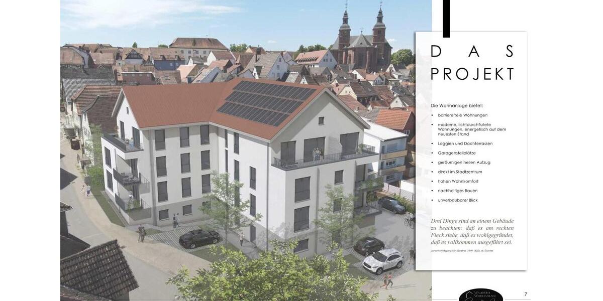 Etagenwohnung Walldürn - 3 Zimmer, 82 m&sup2;, 906&euro; | Angebot:25886675