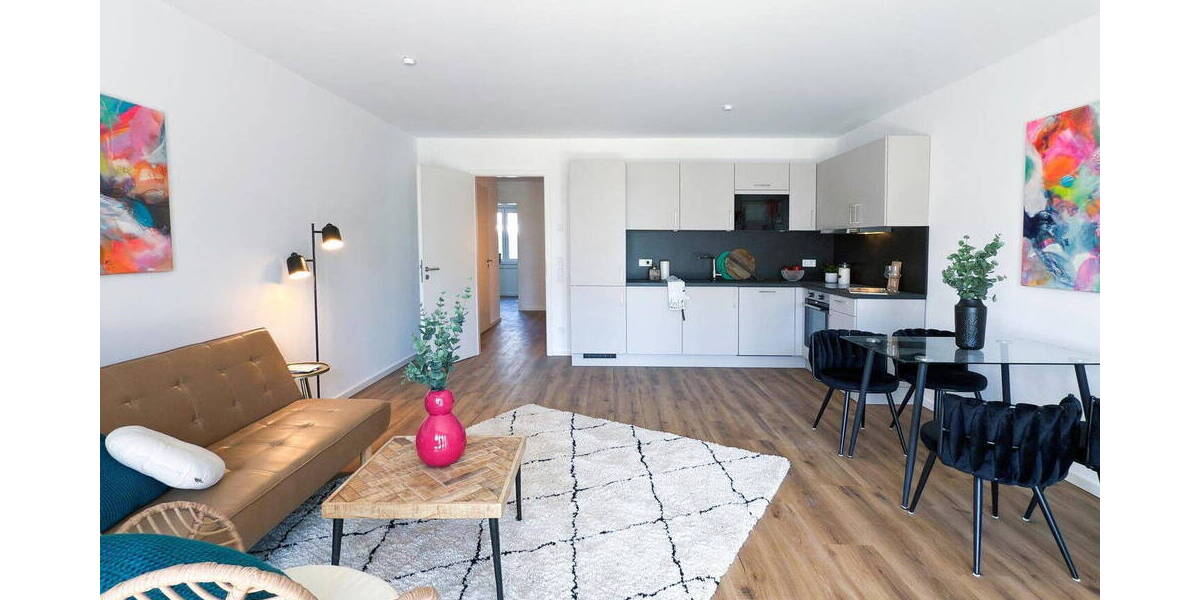 2-Zimmer-Neubauwohnung mit Balkon im 2. OG - hell & gut geschnitten 2 zimmer