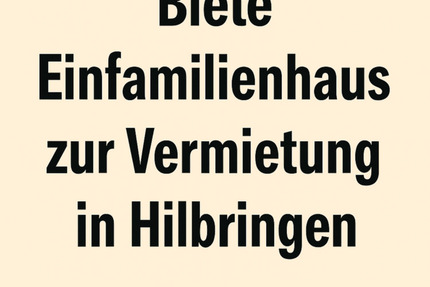 Haus mit Garten und Garage in Hilbringen zu vermieten 5 zimmer