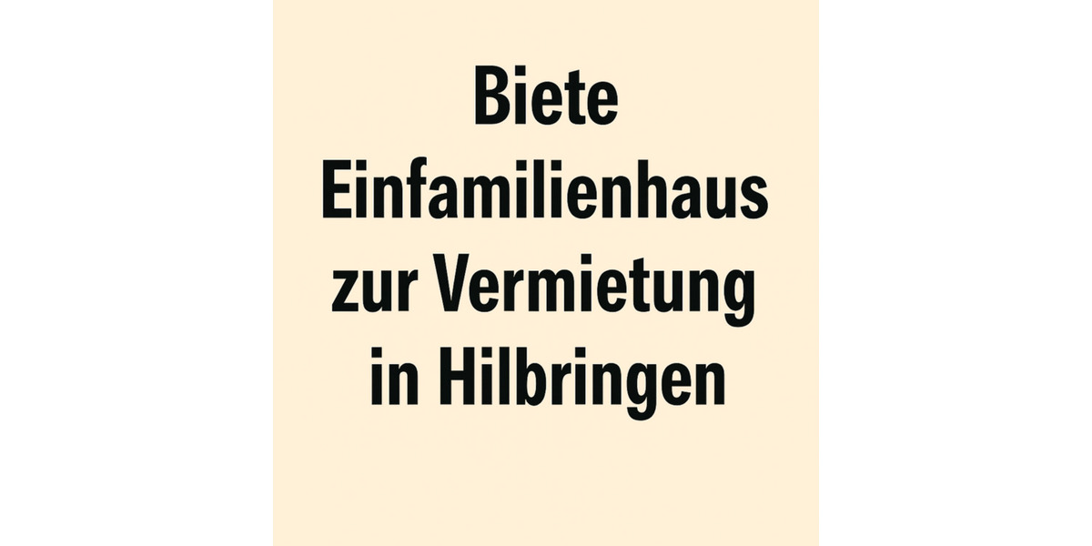 Haus mit Garten und Garage in Hilbringen zu vermieten 5 zimmer