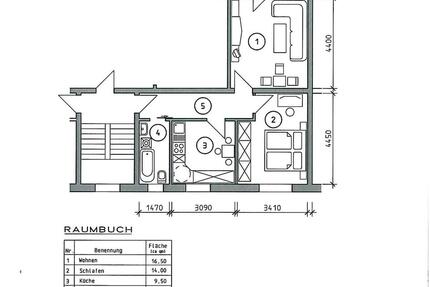 Wohnung Gröditz - 2 Zimmer, 53 m&sup2;, 293&euro; | Angebot:25220602